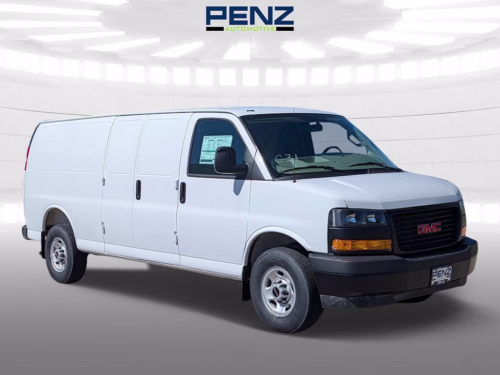 2026 Summit White GMC Savana 3500 Work Van RWD Van