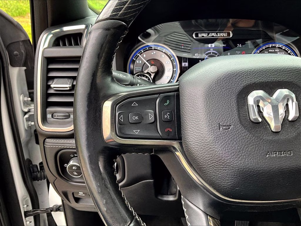 2020 Ivory White Tri-Coat Pearlcoat Ram 1500 Limited 4X4 Truck