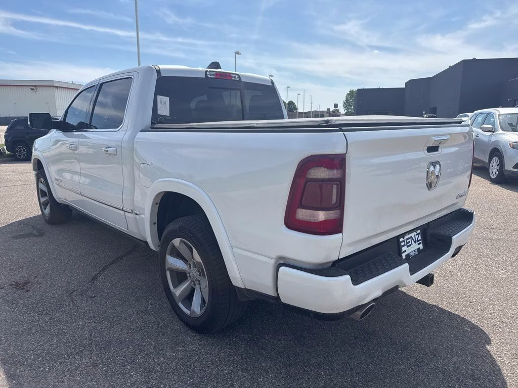 2020 Ivory White Tri-Coat Pearlcoat Ram 1500 Limited 4X4 Truck