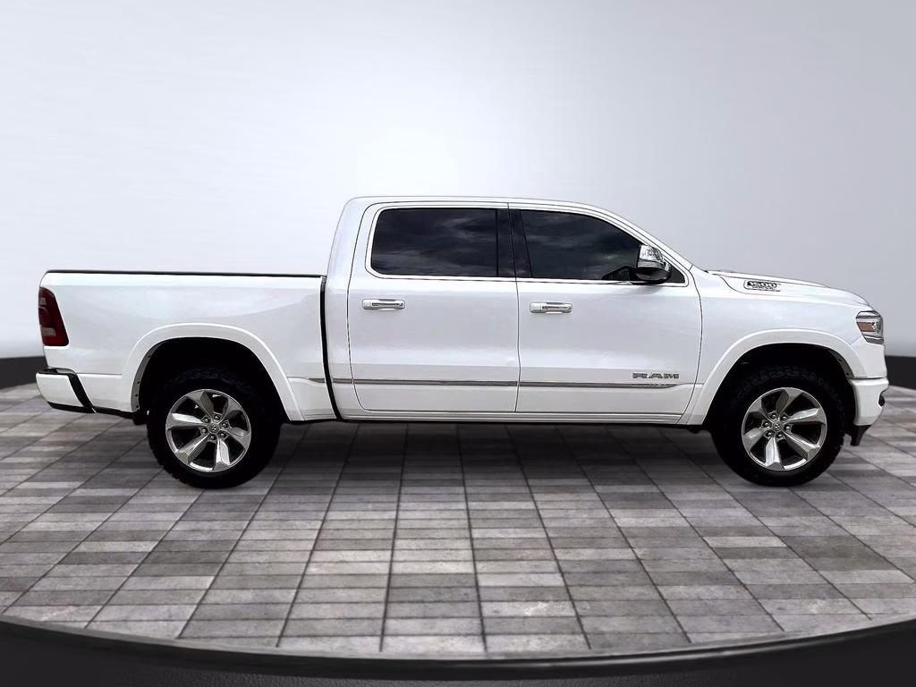 2020 Ivory White Tri-Coat Pearlcoat Ram 1500 Limited 4X4 Truck