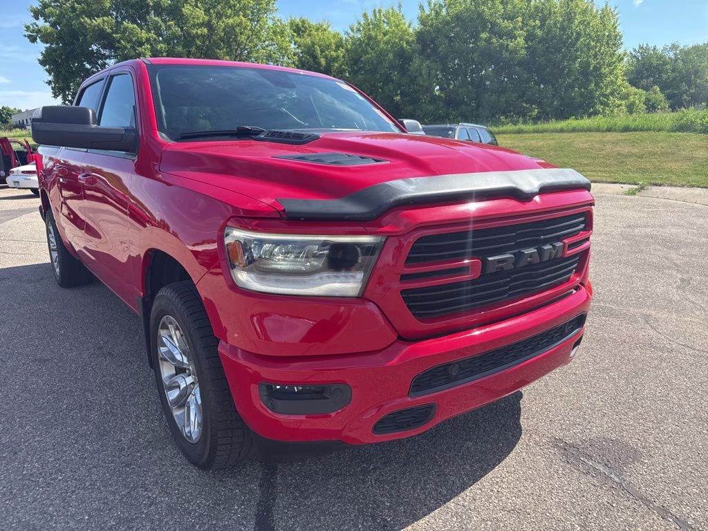 2019 Flame Red Clearcoat Ram 1500 Rebel 4X4 Truck