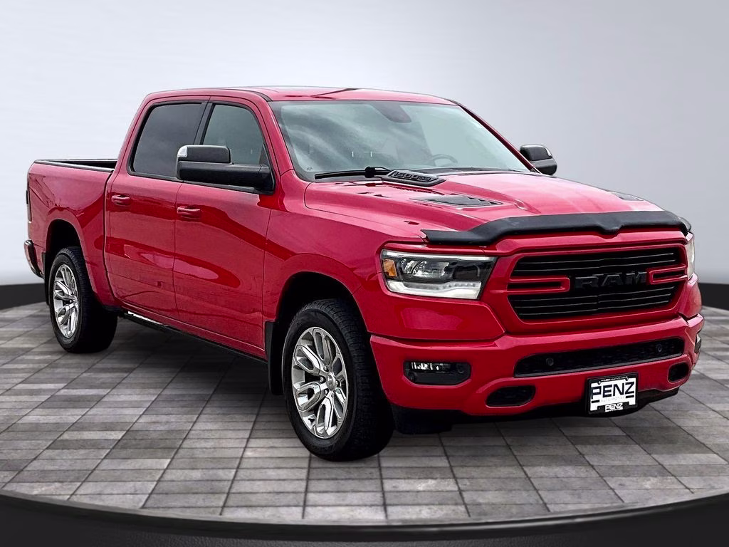 2019 Flame Red Clearcoat Ram 1500 Rebel 4X4 Truck