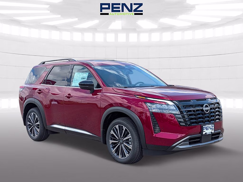2026 Scarlet Ember Tintcoat Nissan Pathfinder Platinum 4X4 SUV