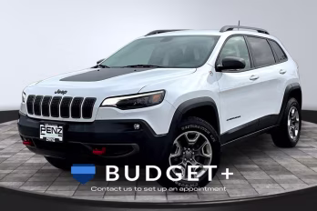 2019 Bright White Clearcoat Jeep Cherokee Trailhawk 4X4 SUV
