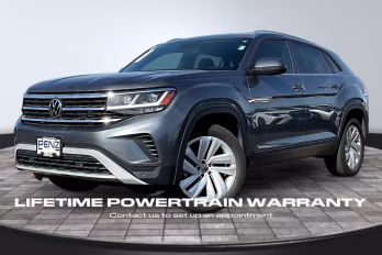 2023 Platinum Gray Metallic Volkswagen Atlas Cross Sport 3.6L V6 SE w/Technology AWD SUV