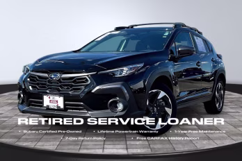 2025 Crystal Black Silica Subaru Crosstrek Limited AWD SUV