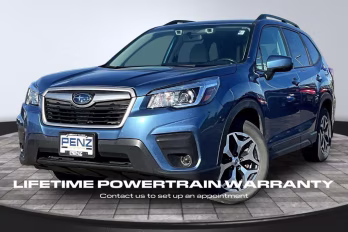 2020 Horizon Blue Pearl Subaru Forester Premium AWD SUV