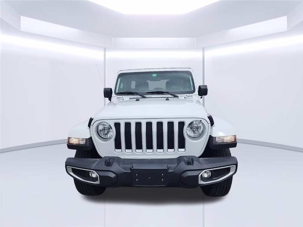 2023 Bright White Clearcoat Jeep Wrangler Sahara 4X4 SUV