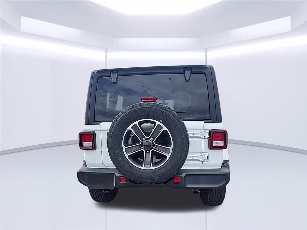 2023 Bright White Clearcoat Jeep Wrangler Sahara 4X4 SUV