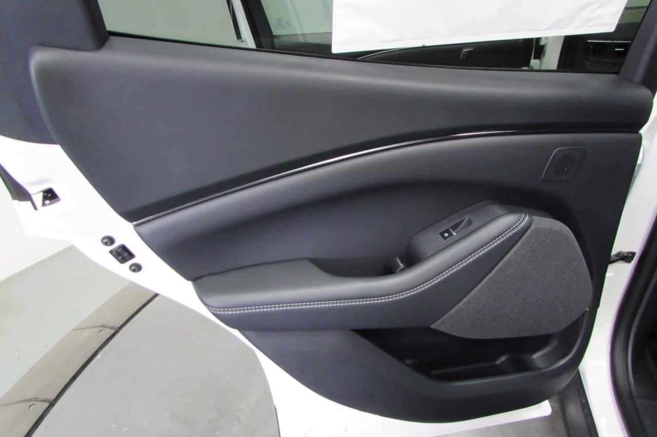 2025 Star White Metallic Tri-Coat Ford Mustang Mach-E Premium AWD SUV