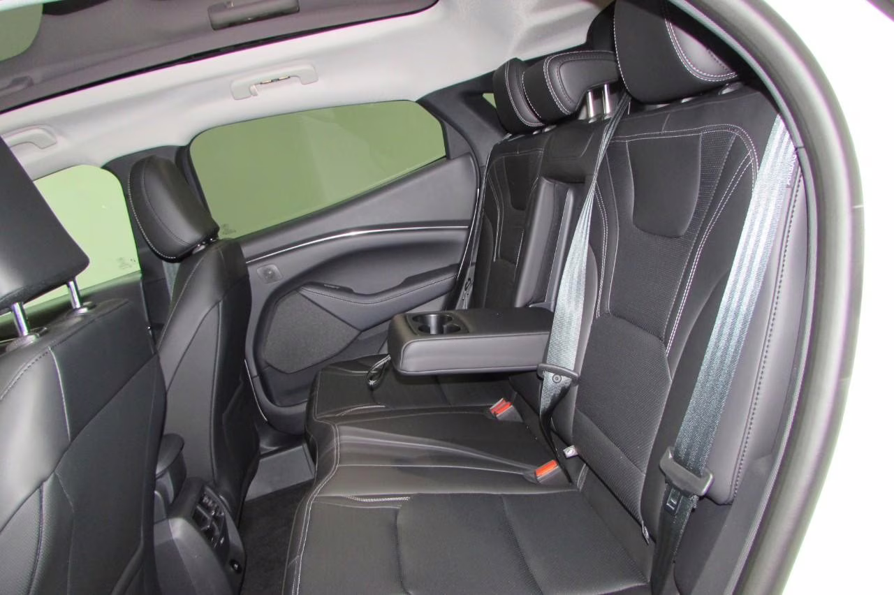 2025 Star White Metallic Tri-Coat Ford Mustang Mach-E Premium AWD SUV