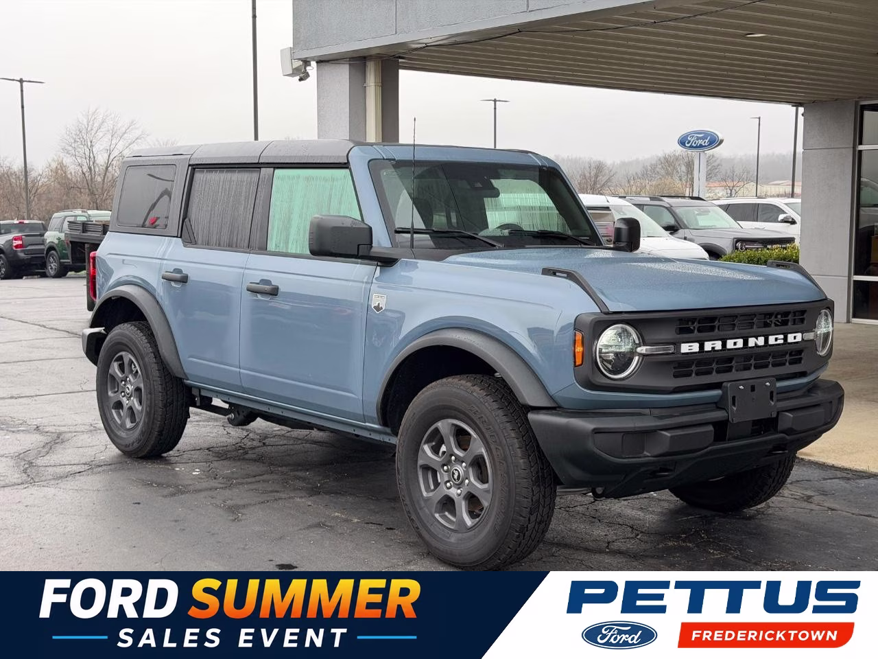 2025 Azure Gray Metallic Tri-Coat Ford Bronco Big Bend 4X4 SUV