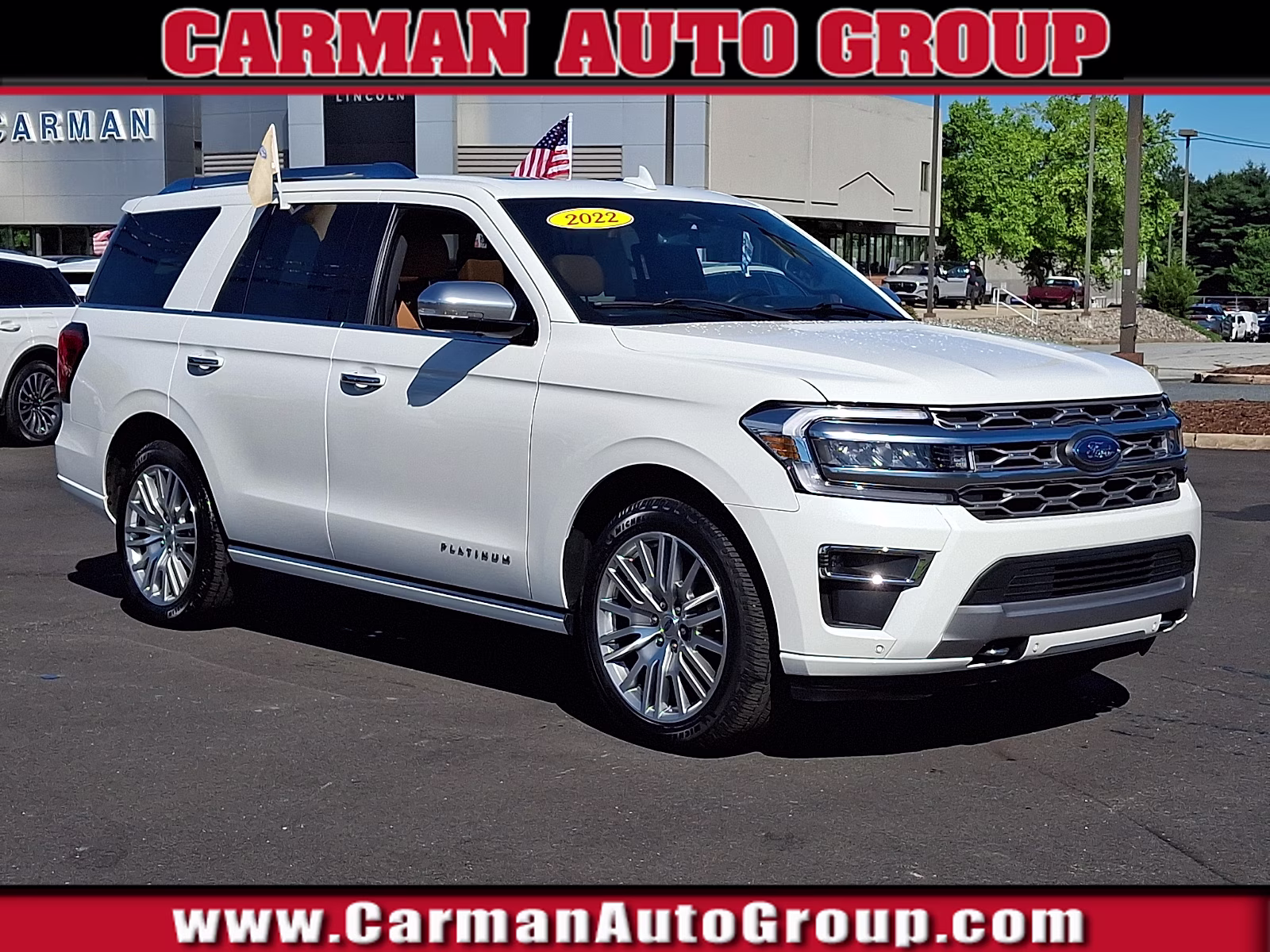 2022 Star White Metallic Tri-Coat - AZ Ford Expedition Platinum 4X4