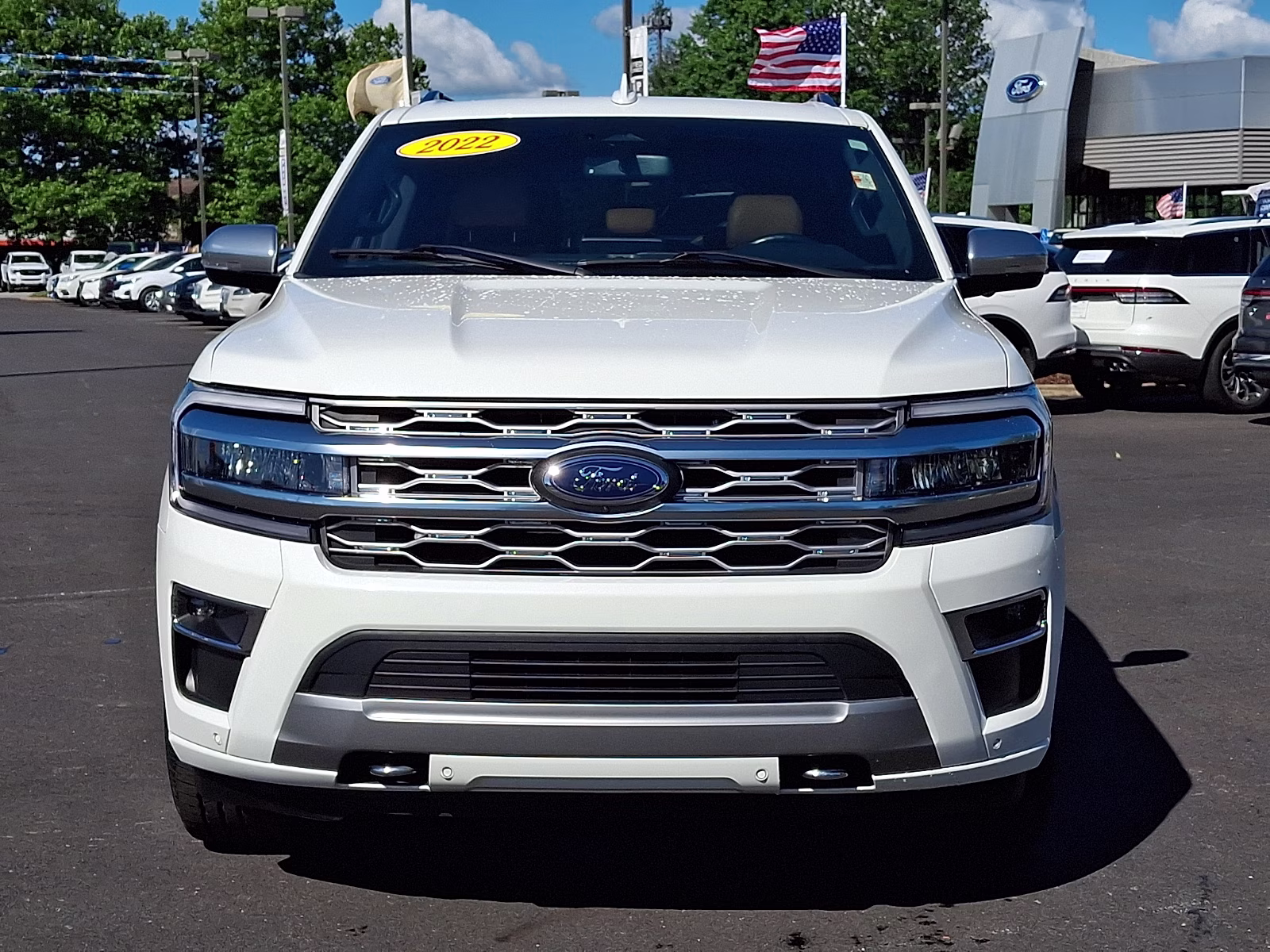 2022 Star White Metallic Tri-Coat - AZ Ford Expedition Platinum 4X4