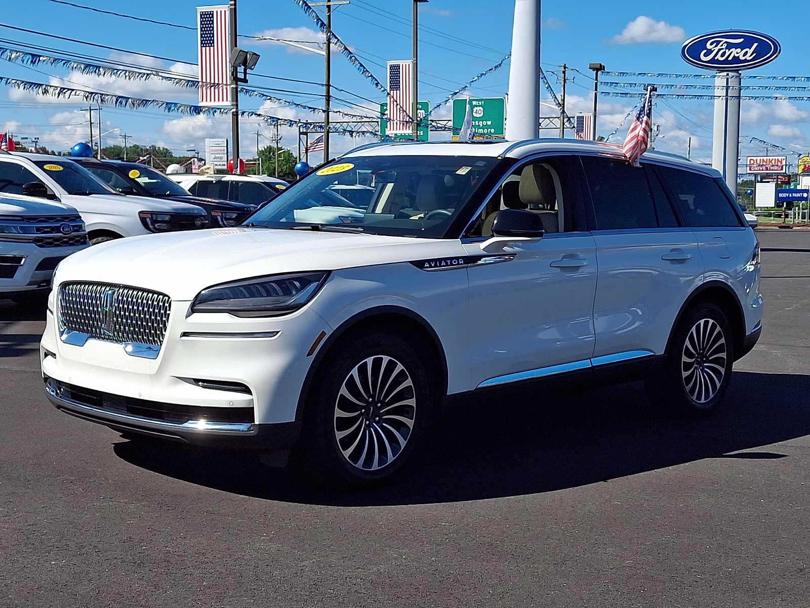 2023 Pristine White Metallic Tri-Coat - AZ Lincoln Aviator Standard AWD