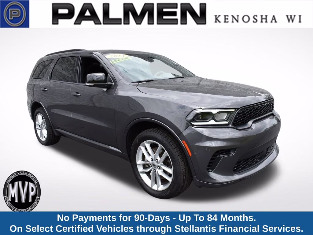2024 Vapor Gray Dodge Durango GT Plus AWD SUV