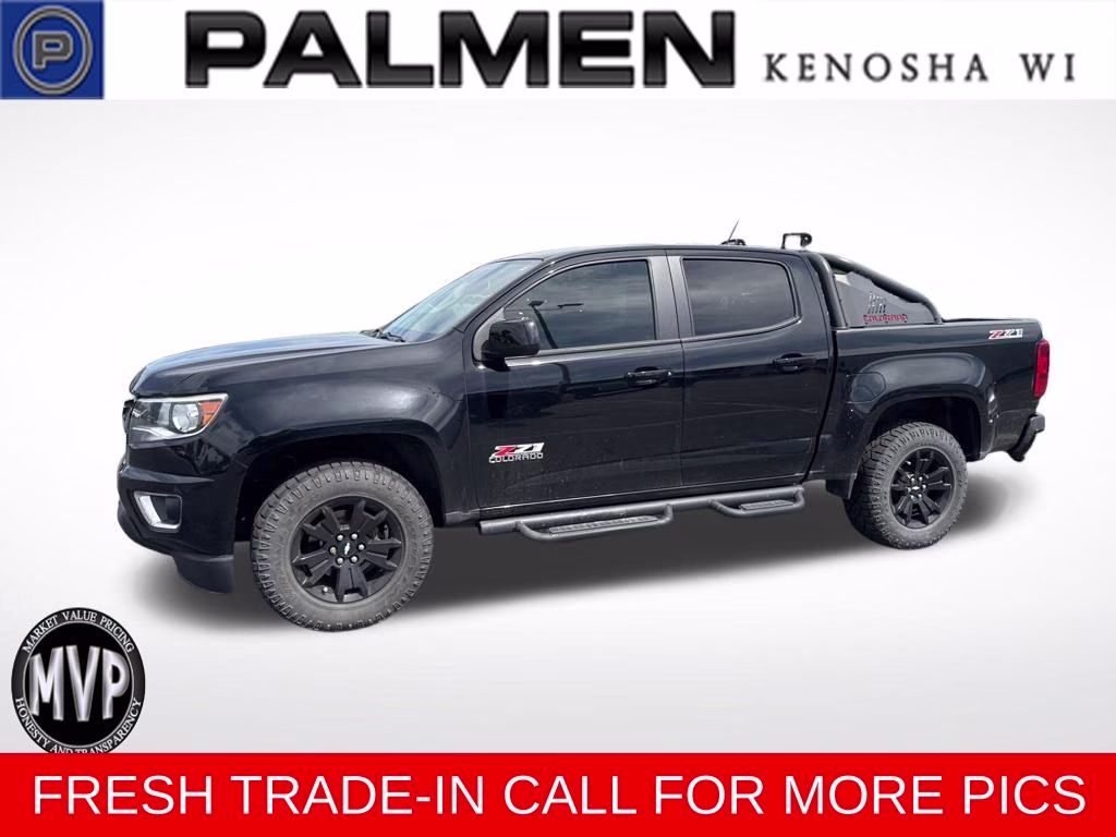 2017 Black Chevrolet Colorado Z71 4X4 Truck