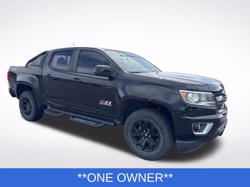 2017 Black Chevrolet Colorado Z71 4X4 Truck