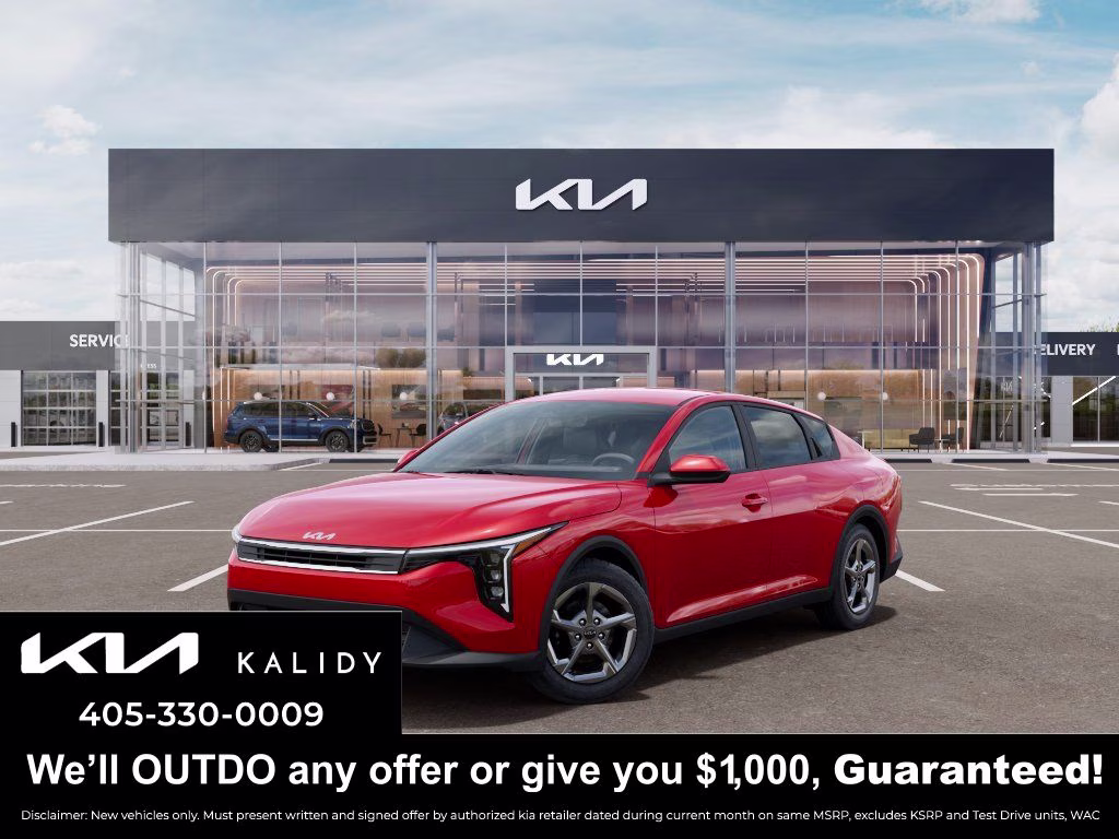 2026 Currant Red Kia K4 LXS FWD Sedan