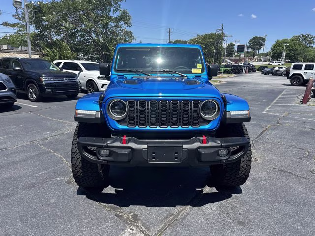 2025 Hydro Blue Pearl Coat Jeep Wrangler Rubicon X 4X4 Convertible