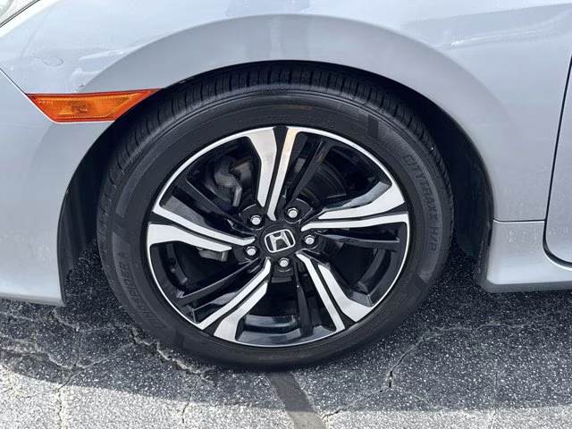 2017 Silver Honda Civic Coupe Touring FWD Coupe