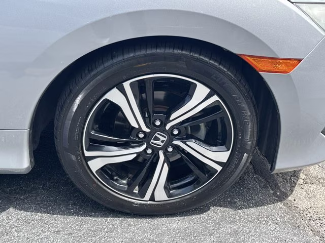 2017 Silver Honda Civic Coupe Touring FWD Coupe