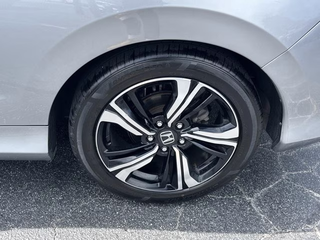 2017 Silver Honda Civic Coupe Touring FWD Coupe