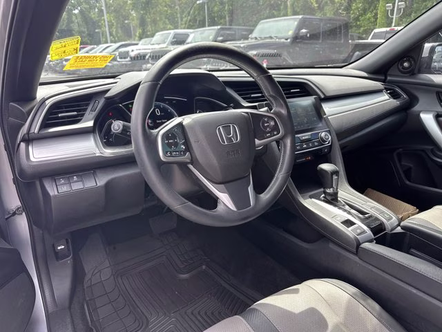 2017 Silver Honda Civic Coupe Touring FWD Coupe