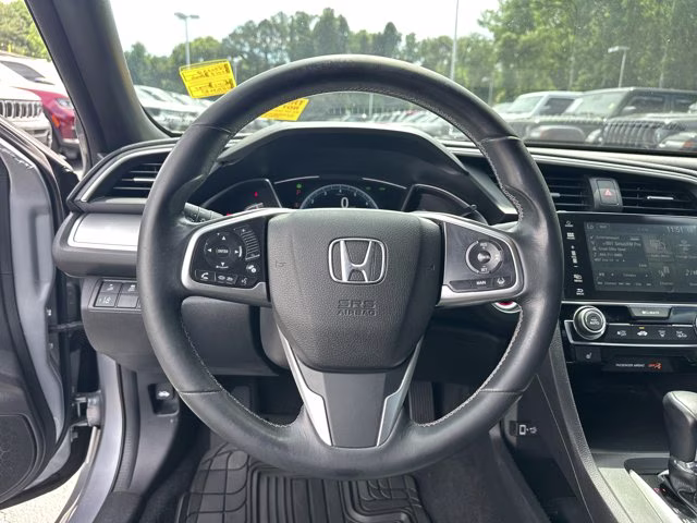 2017 Silver Honda Civic Coupe Touring FWD Coupe