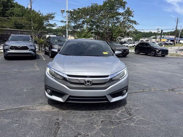 2017 Silver Honda Civic Coupe Touring FWD Coupe