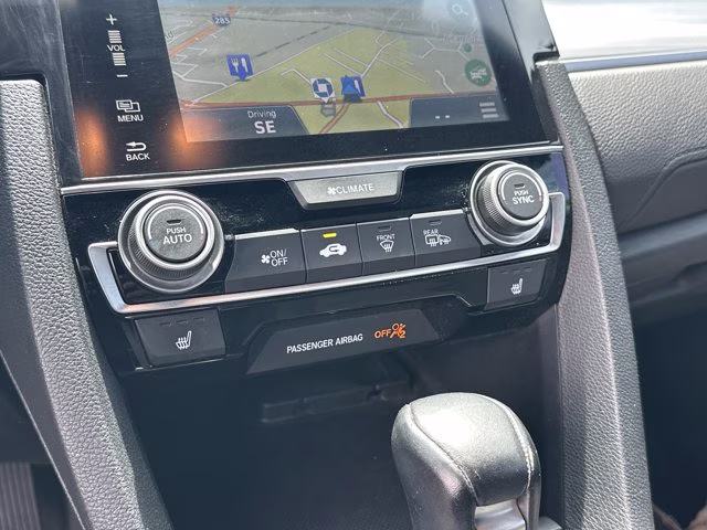 2017 Silver Honda Civic Coupe Touring FWD Coupe