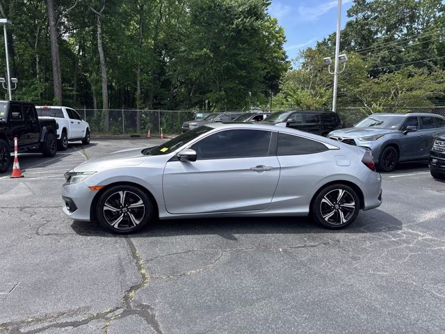 2017 Silver Honda Civic Coupe Touring FWD Coupe