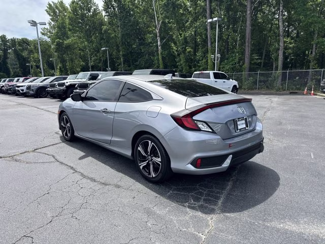 2017 Silver Honda Civic Coupe Touring FWD Coupe