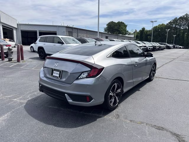 2017 Silver Honda Civic Coupe Touring FWD Coupe