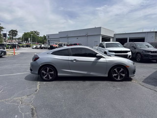 2017 Silver Honda Civic Coupe Touring FWD Coupe