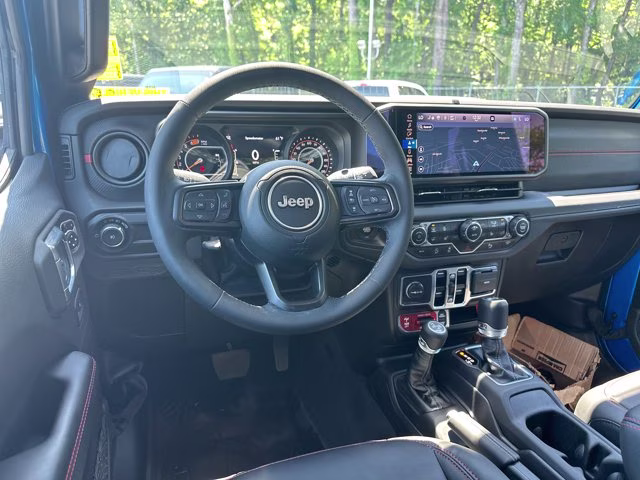 2025 Hydro Blue Pearl Coat Jeep Wrangler Rubicon X 4X4 Convertible