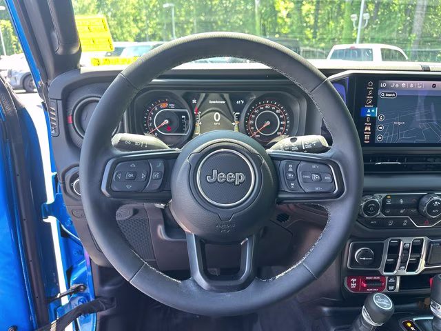 2025 Hydro Blue Pearl Coat Jeep Wrangler Rubicon X 4X4 Convertible