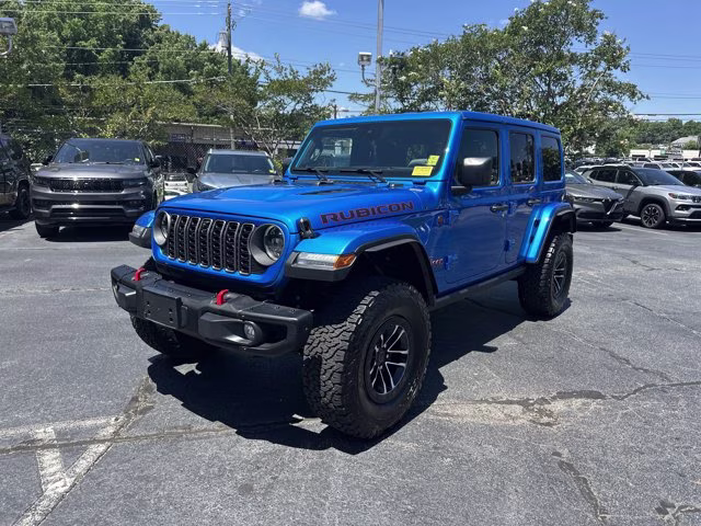 2025 Hydro Blue Pearl Coat Jeep Wrangler Rubicon X 4X4 Convertible