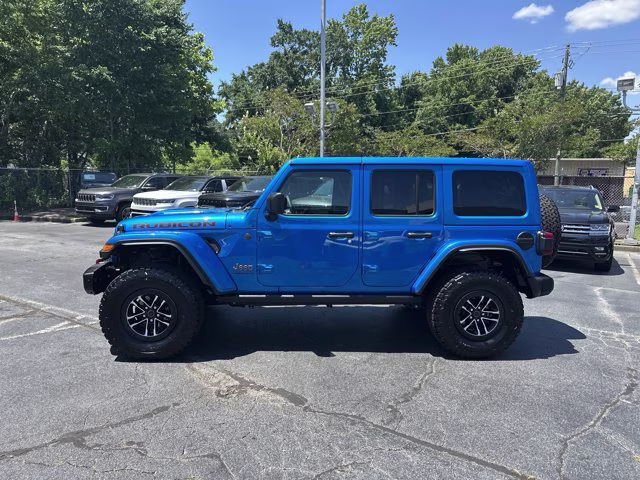 2025 Hydro Blue Pearl Coat Jeep Wrangler Rubicon X 4X4 Convertible