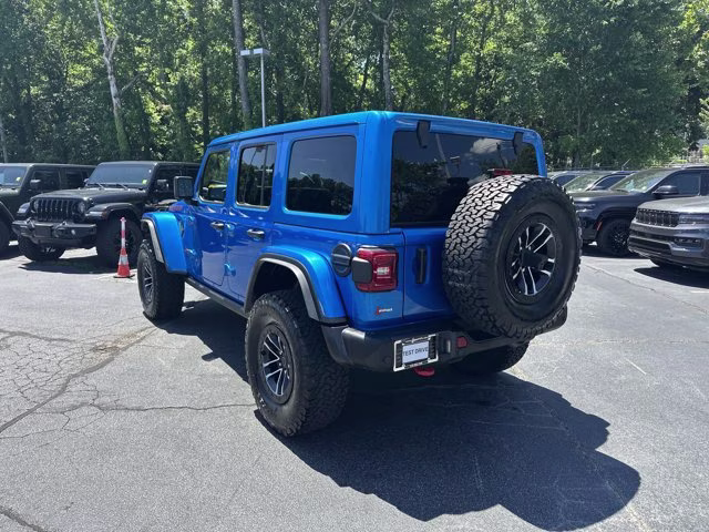 2025 Hydro Blue Pearl Coat Jeep Wrangler Rubicon X 4X4 Convertible
