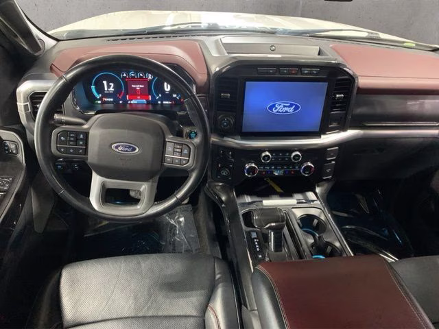 2021 Oxford White Ford F-150 Lariat 4X4 Truck