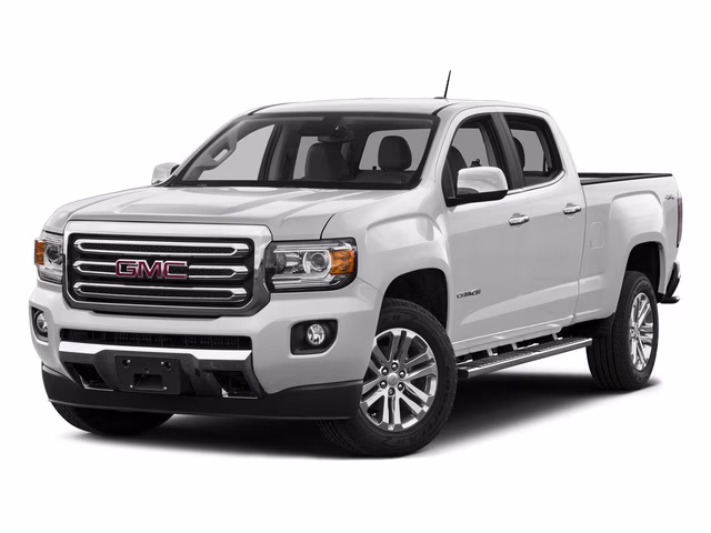 2015 Summit White GMC Canyon SLE1 4X4 Truck