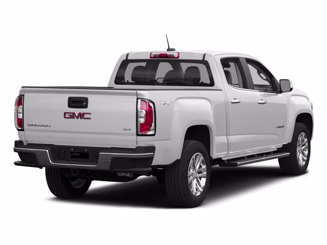 2015 Summit White GMC Canyon SLE1 4X4 Truck