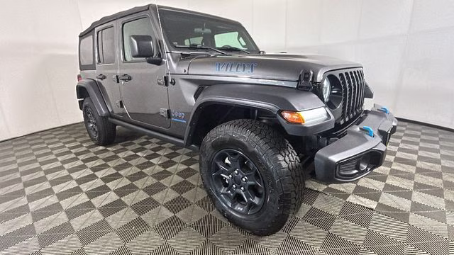2023 Granite Crystal Metallic Clearcoat Jeep Wrangler Base 4xe 4X4 SUV