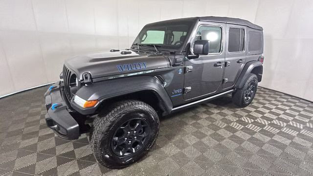 2023 Granite Crystal Metallic Clearcoat Jeep Wrangler Base 4xe 4X4 SUV