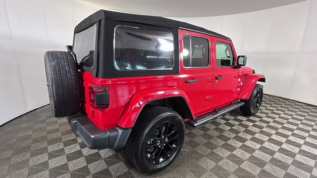 2023 Firecracker Red Clearcoat Jeep Wrangler Sahara 4xe 4X4 SUV