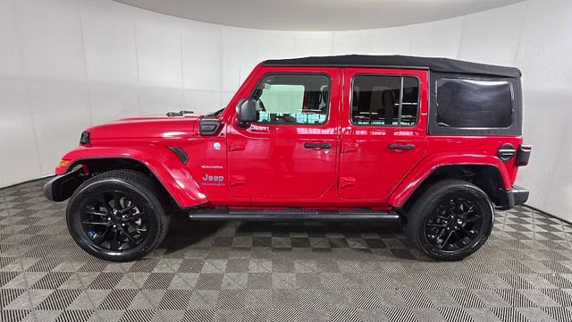 2023 Firecracker Red Clearcoat Jeep Wrangler Sahara 4xe 4X4 SUV