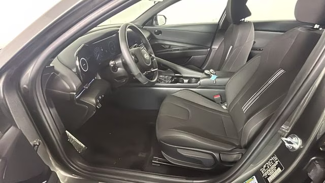 2025 Amazon Gray Hyundai Elantra Hybrid SEL Sport FWD Sedan