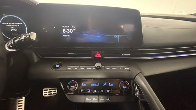 2025 Amazon Gray Hyundai Elantra Hybrid SEL Sport FWD Sedan