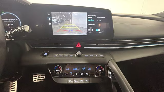 2025 Amazon Gray Hyundai Elantra Hybrid SEL Sport FWD Sedan